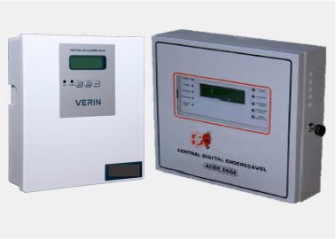 Central de Alarme de Incêndio, Sirene, Acionador e Detector